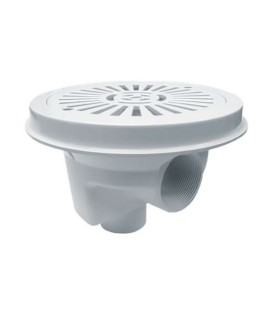 SUMIDERO CIRCULAR Ø 200 mm PISC. HORM. REJILLA PLANA