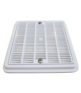 REJA DE DESAGÜE PISC. HORM.  252x252 mm INOX