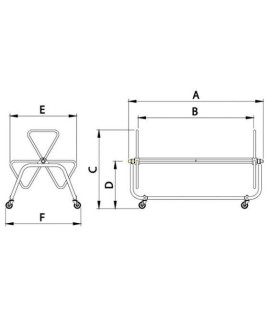 ENROLLADOR CORCHERAS MÓVIL ANCHO 1,2 m 2