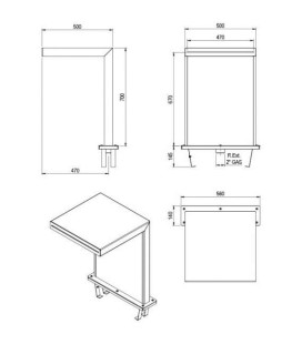 Cacada Straight  AISI-316 2