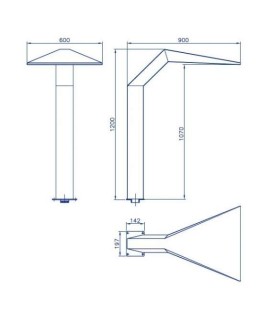 CORTINA COBRA - ANCHO 600 mm ALTO 1,2 m PINTADO EN BLANCO 2
