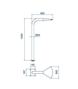CORTINA BOA - ANCHO 340 mm ALTO 1,2 m PULIDO BRILLANTE 2