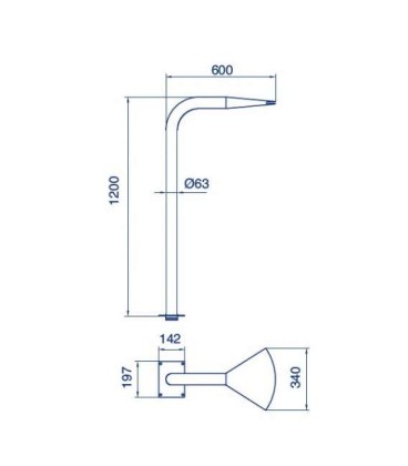 CORTINA BOA - ANCHO 340 mm ALTO 1,2 m PULIDO BRILLANTE
