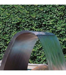 CORTINA ARCO - INOX ANCHO 1000 mm, ALTO 1000 mm