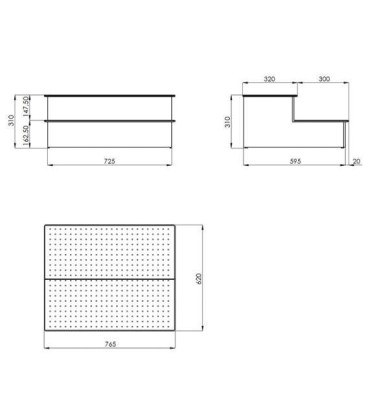 ESCALERA MADERA SINTÉTICA GRAPHITE