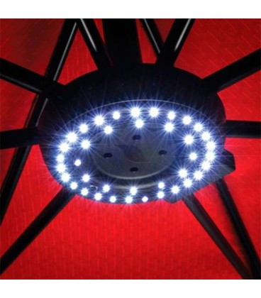 Sombrilla para spa color Cameo con luz LED