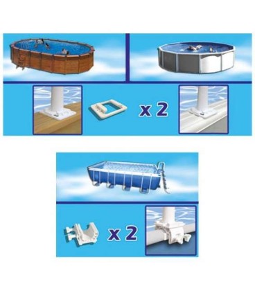 Enrollador de cubierta piscina elevada Gre. 40135