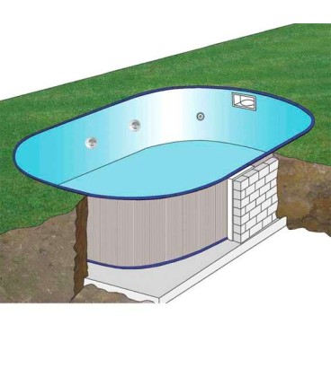 Piscina enterrada 500x300x150 Gre. KPEOV5059