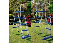 Piscina GRE serie Haiti ovalada de acero chapa blanca 730 x 375 x 132 cm. KITPROV7388