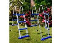 Piscina GRE serie Fidji redonda de acero chapa blanca Ø 240 x 120 cm. KIT240ECO