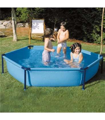 Piscina tubular hexagonal 215x45cm Gre. WET230