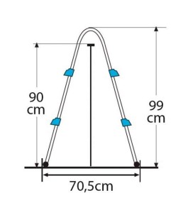 Escalera piscina elevada Gre. AR109 2