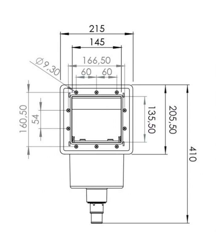 Skimmer y boquilla impulsión AR100 de Gre. AR100