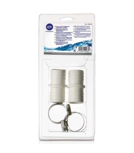 2 conectores 38mm + 4 abrazaderas 38mm Gre. AR509 2