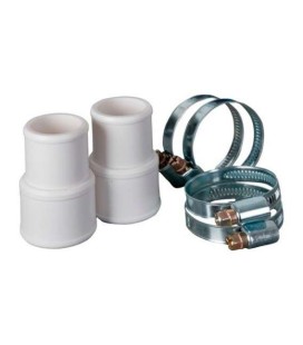2 conectores 38/32mm + 4 abrazaderas 38/32mm Gre. AR511