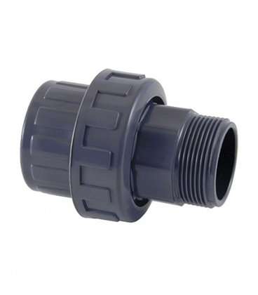 Enlace tres piezas mixto PVC Diámetro 50 a 1-1/2" Cepex. 02357