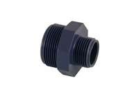 Reducción roscada PVC macho-macho D. 1/2" x 3/8". 02303