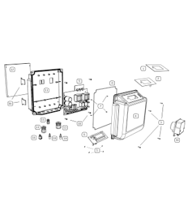 Cuadro eléctrico para focos 300W BSV. PC750