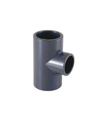 TE REDUCIDA 90º PVC encolar D. 63 x 25 ASTRALPOOL. 01827