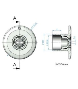 BOQUILLA NORM PISCINA HORMIGÓN 2