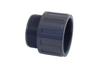 Terminal rosca macho PVC Diámetro 63 a 2" Cepex. 02107
