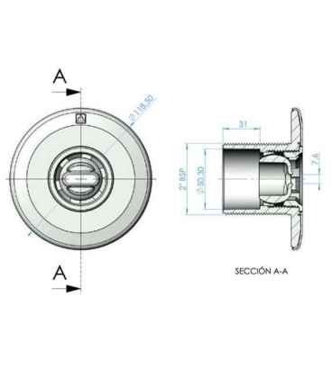 BOQUILLA NORM PISC. PREFABRICADA