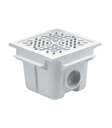 Sumidero con rejilla ABS cuadrado 210 x 210 Astralpool. 00258