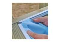 Liner azul piscina madera Violette Ø511 x 124 Gre. 783885
