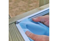 Liner beige piscina madera Vermela 672 x 472 x 146 Gre. 786217