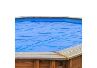 Cubierta isotérmica piscina madera ovalada 398 x 298 Gre. 779530
