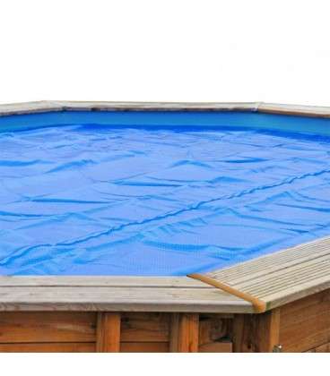 Cubierta isotérmica piscina madera ovalada 618 x 418 Gre. 786634