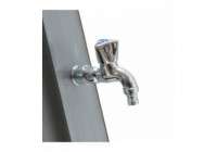 Ducha solar 35 litros PVC frontal silver Gre. DSPS35