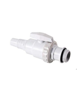 Válvula cierre 1/4 + 1 conector Ø 32/38 mm Gre. 621702