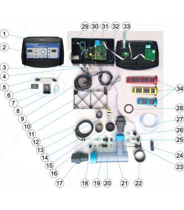 Junta plana electrodo Sel Astralpool. 4408060106