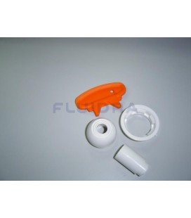 Bola + tuerca boquilla impulsión Astralpool. 4402043701