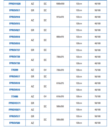 Liner gresite rectangular - 915x470cm Gre. FPROV917
