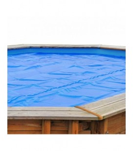 Cubierta isotérmica piscina madera rectangular 568 x 273 Gre. CVKPBRC620