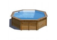 Piscina elevada de madera redonda Violette 2 Ø 500 x 127 cm Gre. 800003