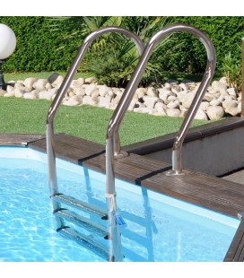 Piscina elevada de madera redonda Violette 2 Ø 500 x 127 cm Gre. 800003 2