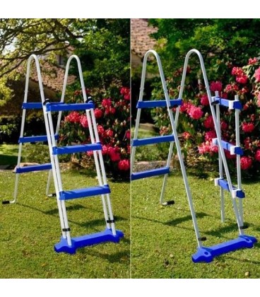 Piscina elevada KEA aspecto grafito Ø 300 x 120 Gre. KIT300GF