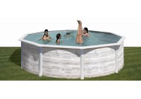 Piscina acero Finlandia Ø 460 x 120 cm GRE. KIT460N