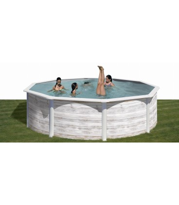 Piscina acero Finlandia Ø 350 x 120 cm GRE. KIT350N