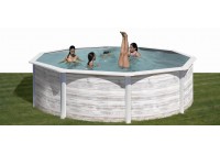 Piscina acero Finlandia Ø 240 x 120 cm GRE. KIT240N