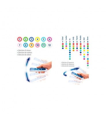 LumiPlus RAPID 1.11 RGB Kit Wireless (2 proyectores + 1 mando). 65085