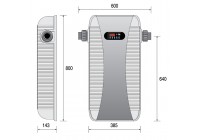 Calentador Eléctrico Zodiac RE/U 18Tri - W40TIT18