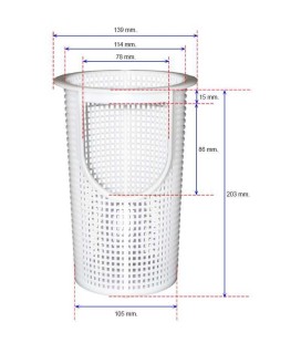 Cesto prefiltro bombas GRE.... 2