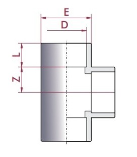 Te PVC Diámetro 50 Cepex. 01784 2