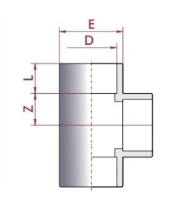 Te PVC Diámetro 63 Cepex. 01785 2