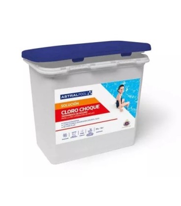 CLORO DE CHOQUE GRANULADO 1kg. ASTRALPOOL. 11393 12 unidades