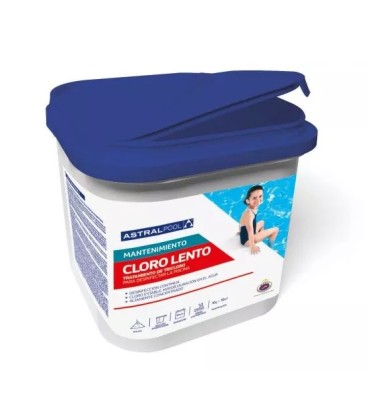 CLORO LENTO EN POLVO 30 kg. ASTRAPOOL. 11402